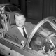 Kelly Johnson in the cockpit of an F-104 Starfighter. Johnson was awarded the Collier Trophy for his work on the Starfighter. (Lockheed Martin)